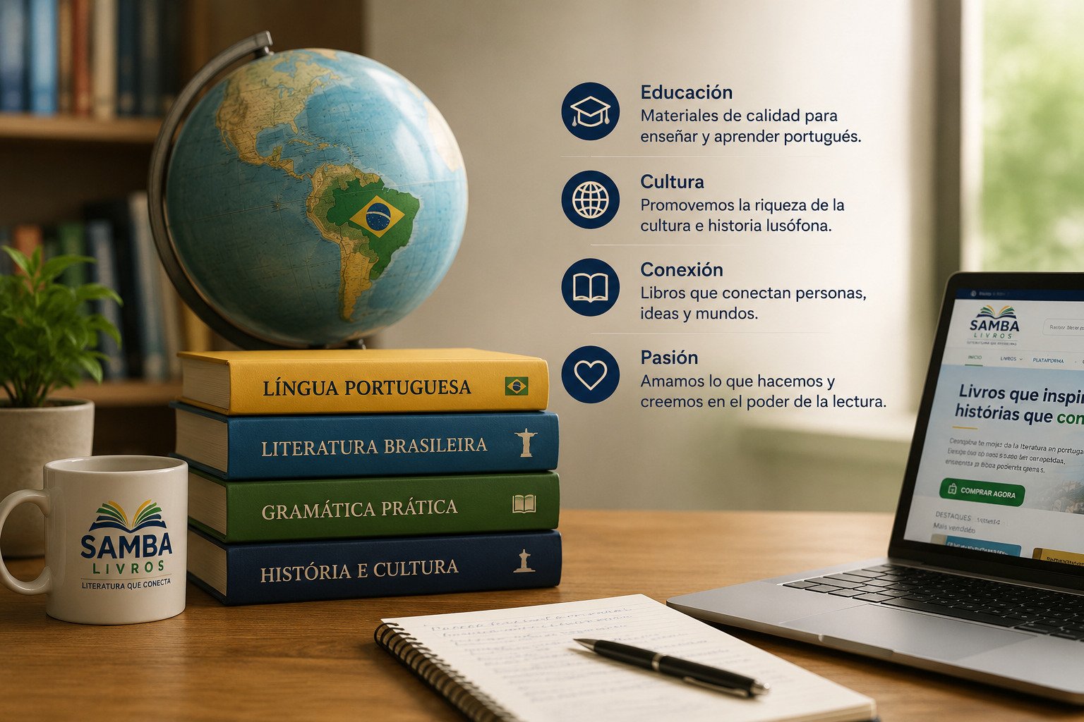 Samba Livros - Educación, Cultura, Conexión