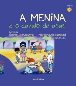 A menina e o cavalo de asas