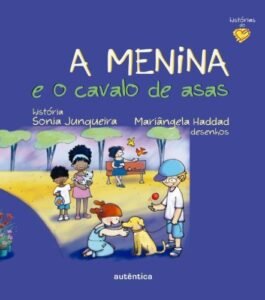 A menina e o cavalo de asas